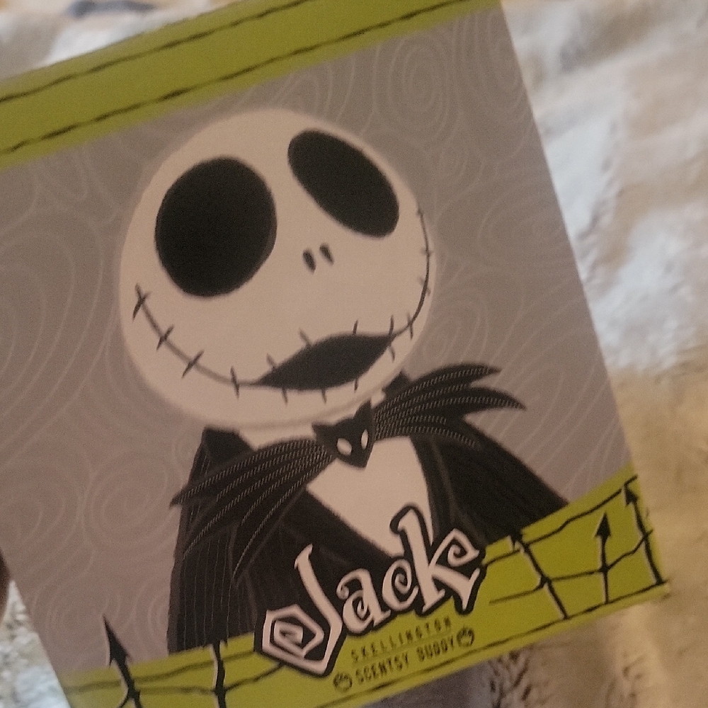 Scentsy Jack Skellington Decor - Black and Green